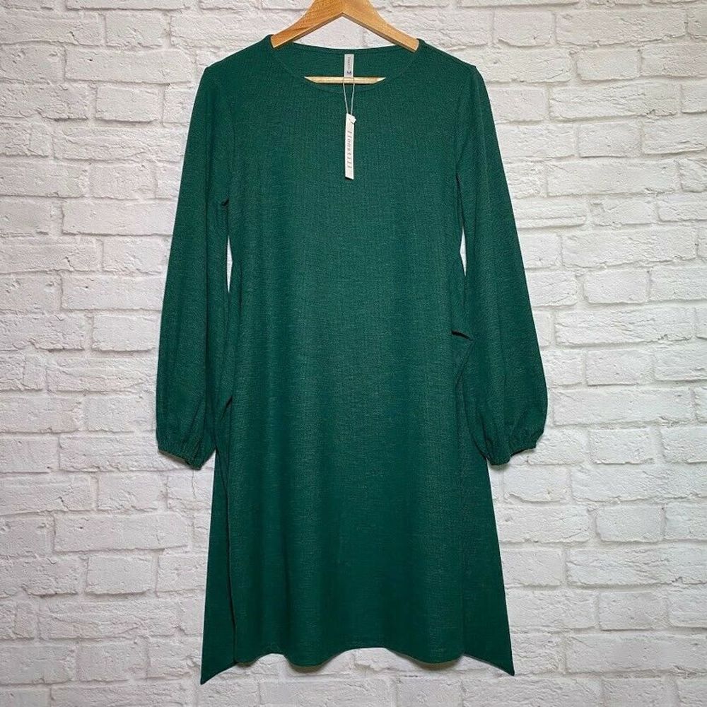Lionstill Women's Dress Casual Tie Sweater Dress M